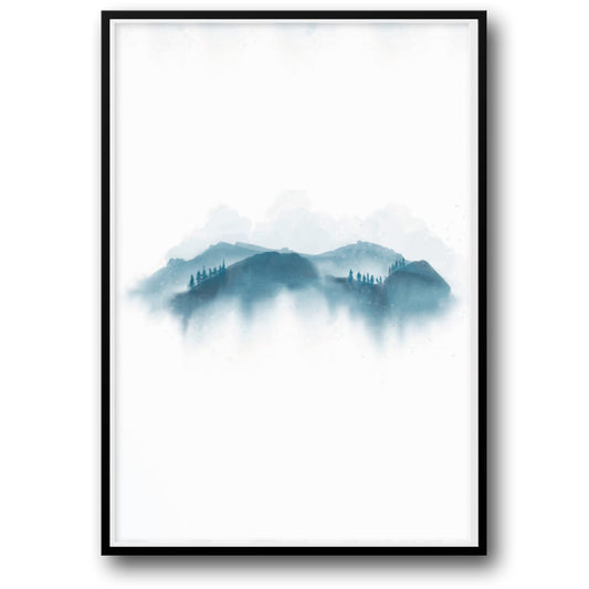 Blue Mountains Landscape | Calm Nature Scene