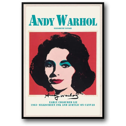 Andy Warhol | Elizabeth Taylor | 1963 | Art Print Poster | Pop Art Icon | Wall Decor