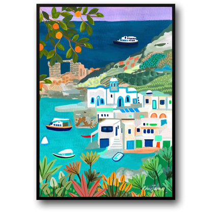 abstract india landscape poster