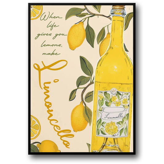 Limoncello-inspiriert | Italienisches Vintage-Dekor