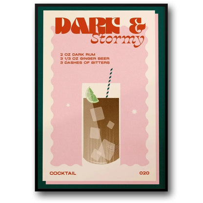 Vintage Dark and Stormy Cocktail | Bar-Dekor