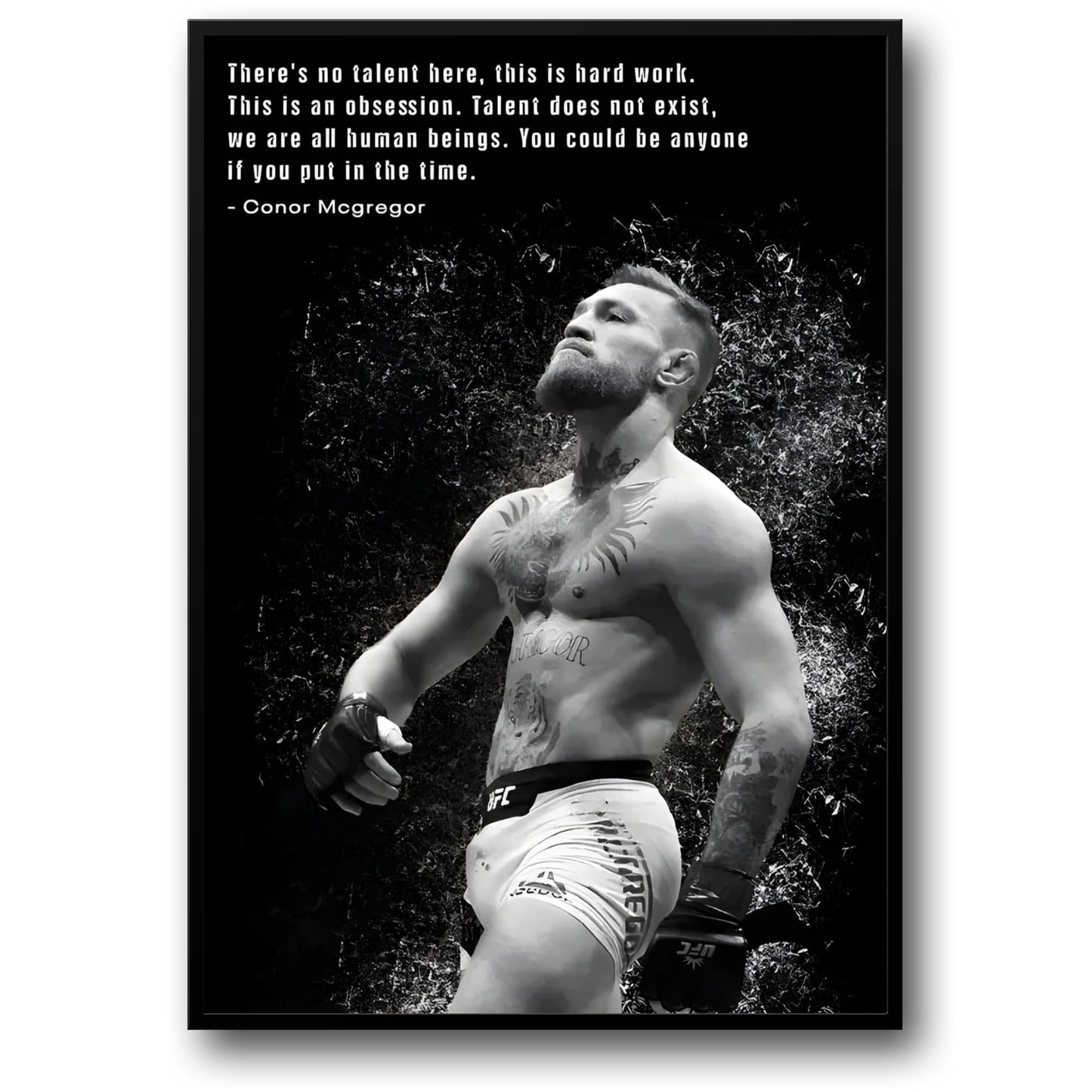 Conor McGregor | Hard Werk Boven Talent | UFC Gym Decor