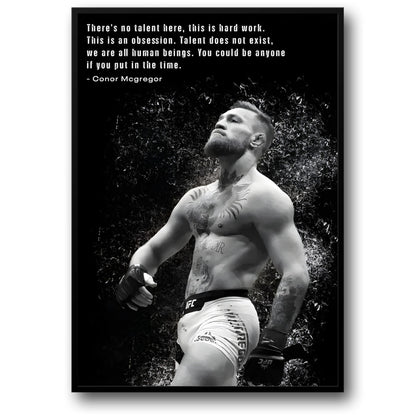 Conor McGregor | Hard Werk Boven Talent | UFC Gym Decor