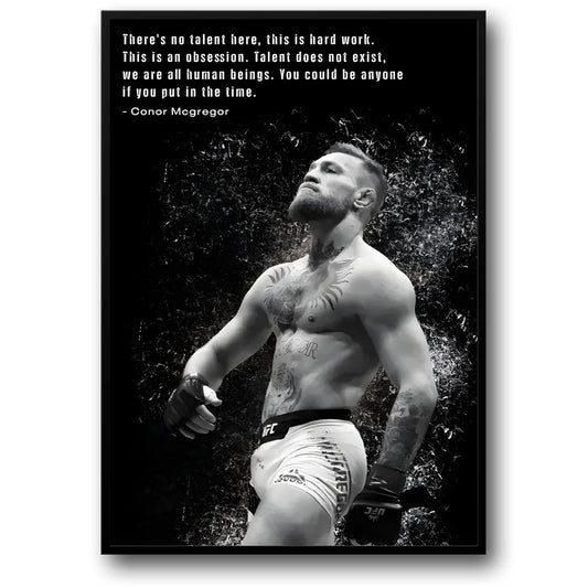 Conor McGregor | Hard Werk Boven Talent | UFC Gym Decor