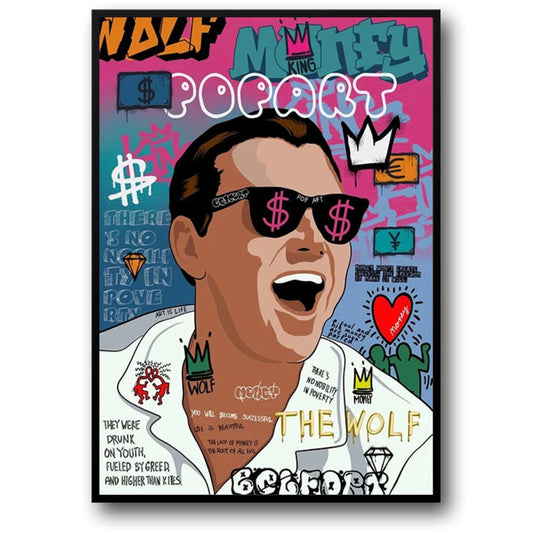 Scarface Mona Lisa | Graffiti Pop Kunstwerk