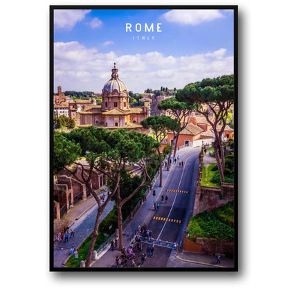 Forum Romanum | Rom | Italien | Spaziergang durch die Ruinen der Zeit | Herz der antiken Stadt | Zeitlose Rom-Poster