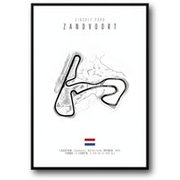 Zandvoort F1 Streckenlayout
