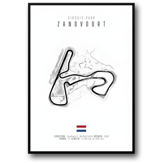 Zandvoort F1 Circuit Indeling