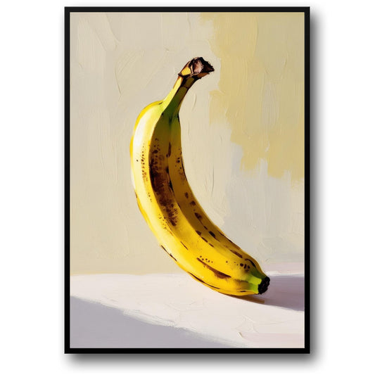 Bananenposter | Obstgalerie | Wohndekor Wandkunst | Botanischer Druck