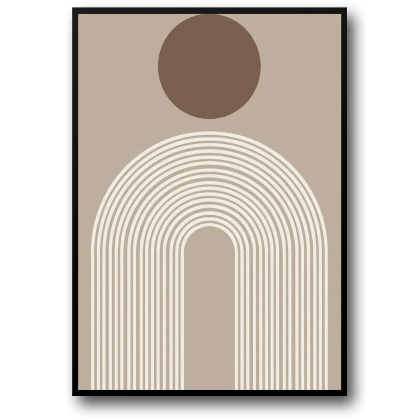 The Spatial Rhythm of Silence | Abstract Poster | Modern Wall Art | Home Decor | Artwork | Visual Display for Living Room or Office Decor