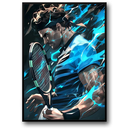 Roger Federer | Kunst van Tennis Legende Eerbetoon