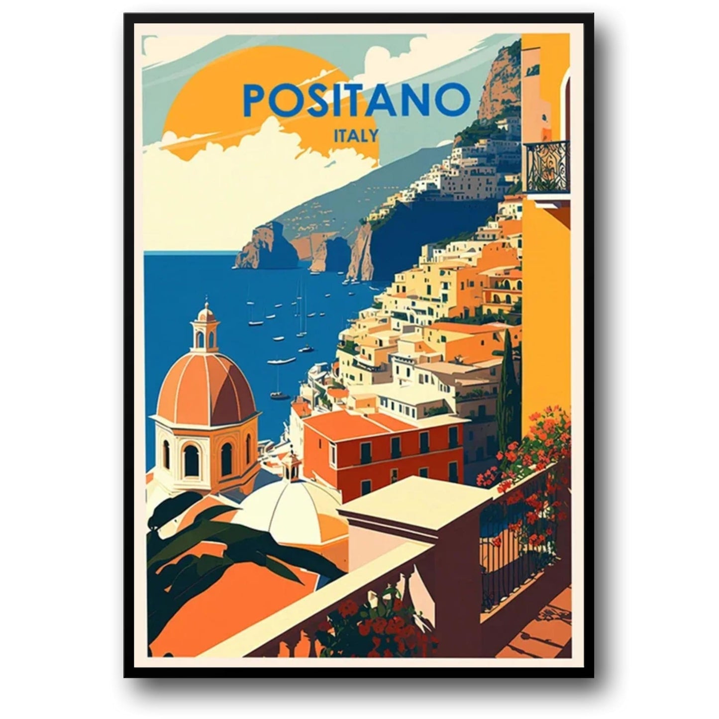 La Dolce Vita | Positano | Vintage italienische Küste