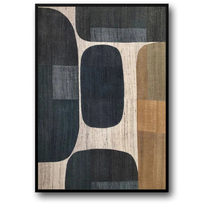 Organic Forms Poster | Home Decor Wall Art | Abstract Nature-Inspired Design | Modern Artwork Print | 24x36 Inches | Living Room Decoration