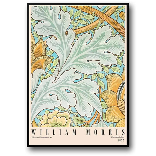 William Morris Poster | St. James Pattern Print | Vintage Style Wall Art | Home Decor | Botanical Illustration | Decorative Artwork