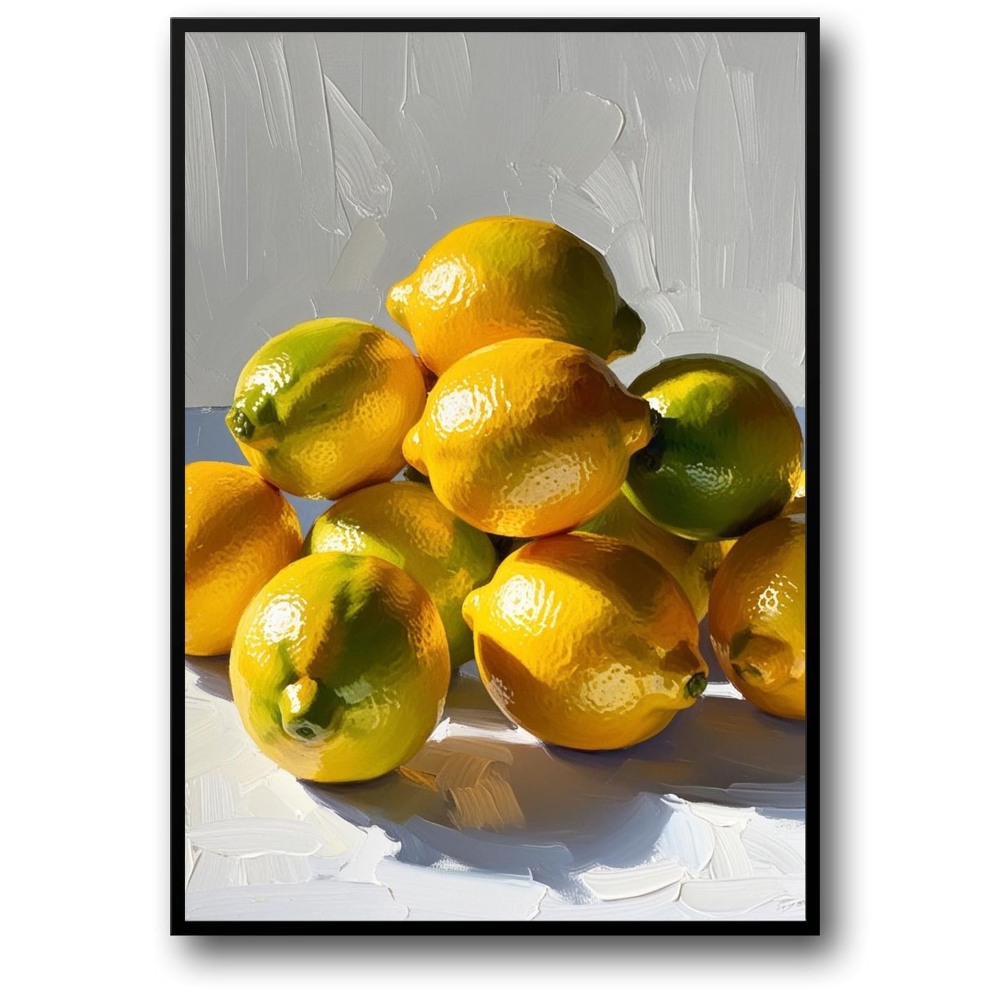 Thuisgekweekte Citroenen | Levendige Citrus Kunst
