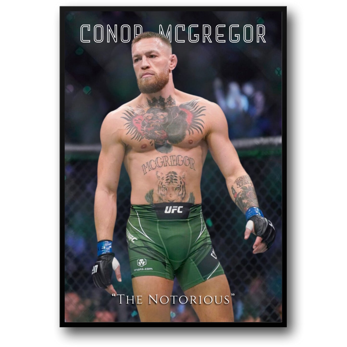 Conor McGregor UFC Poster Der berüchtigte MMA-Kämpfer Wandkunst