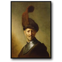 Rembrandt | Ein alter Mann in Militäruniform | Klassische Kunst