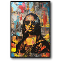 Punk-Renaissance | Mona Lisa raucht | Vintage-Stil