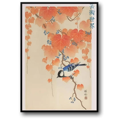 Hakusai Ohara | Grote Mees op Paulownia | Japanse Kunst