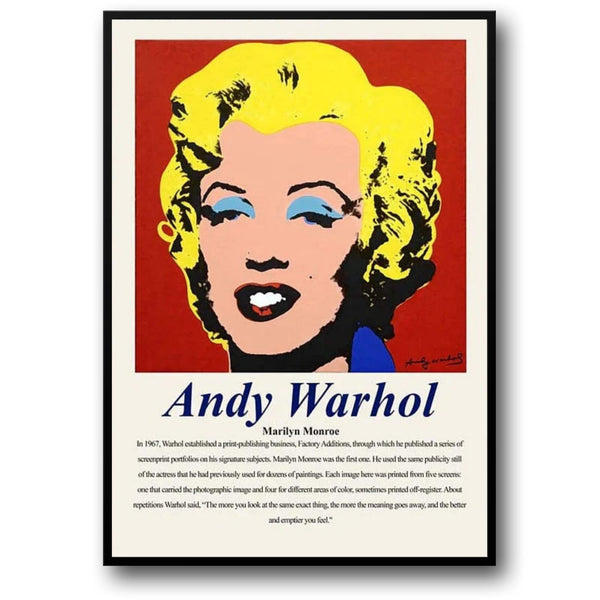 Andy Warhol | Marilyn Monroe 1967 | Pop Art Icon – Wall Of Art Studio