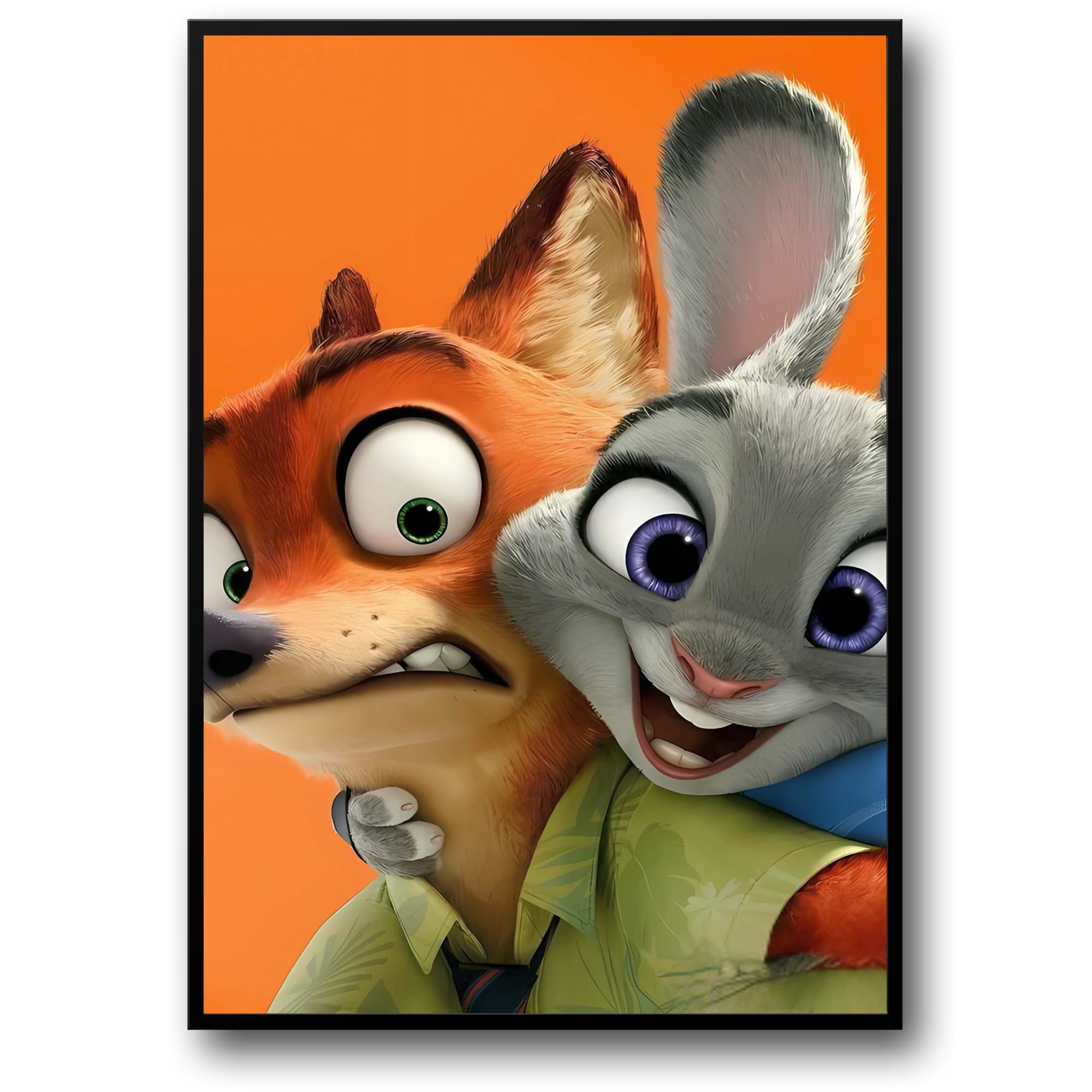 Zootopia | Nick & Judy Selfie – Wall Of Art Studio