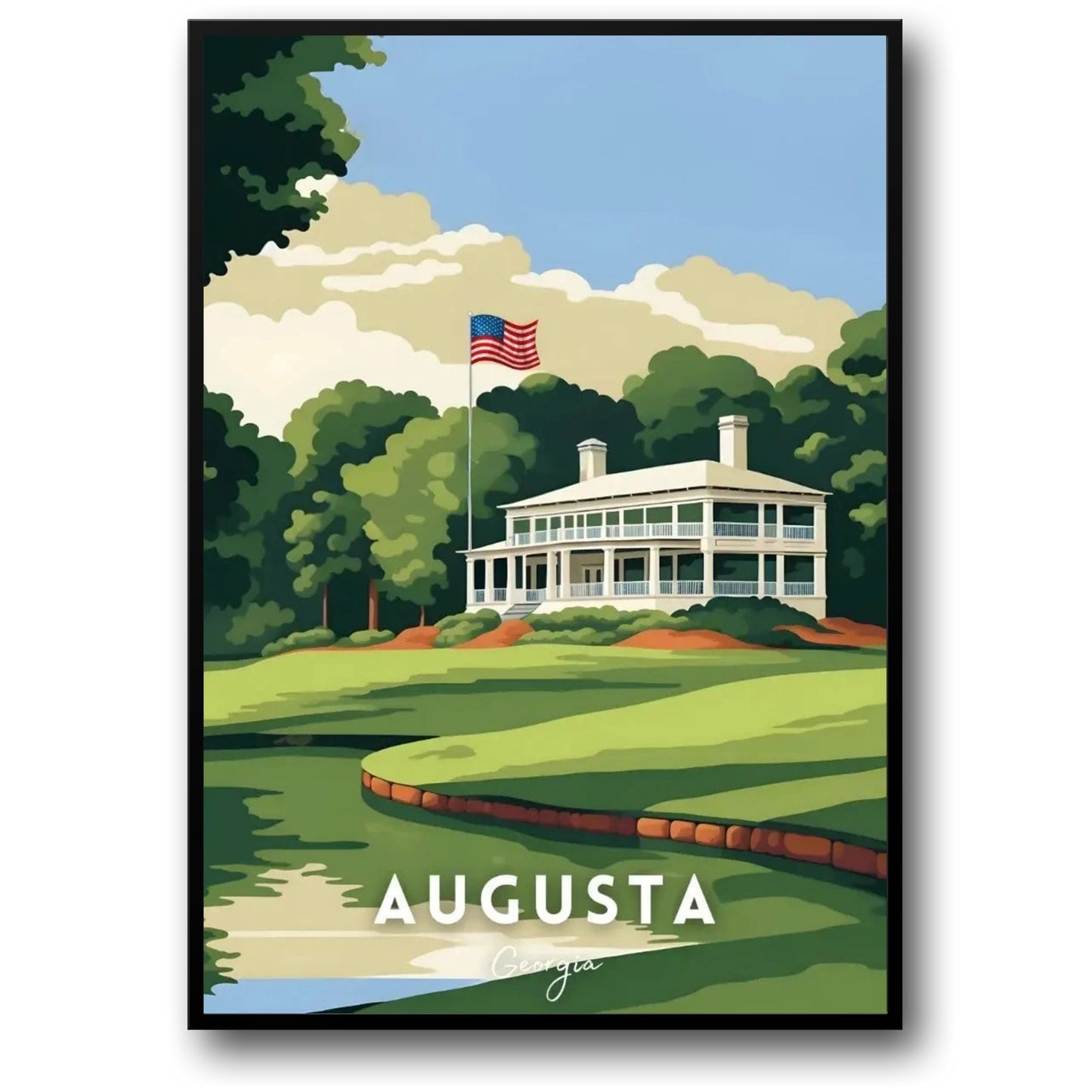 Augusta Clubhaus | Hommage an die besten Golfplätze
