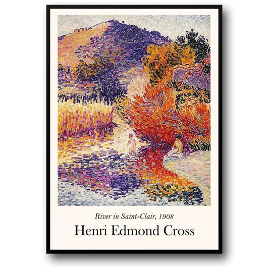 Henri Edmond Cross | River in Saint-Clair | Impressionist Landscape