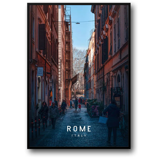 Busy Street Scene | Vibrant Rome