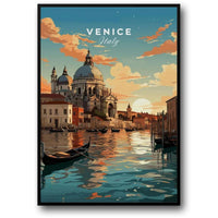 Venedig-Kanäle | La Dolce Vita | Lebendige italienische Kunst