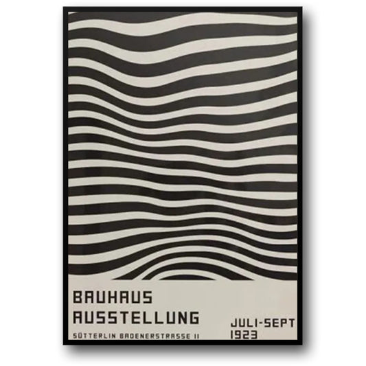 Bauhaus Zebra | Modern Art | Home Decor Poster | Abstract Wall Art | High-Quality Print | Contemporary Design | Stylish Decoration | Unique Gift Idea