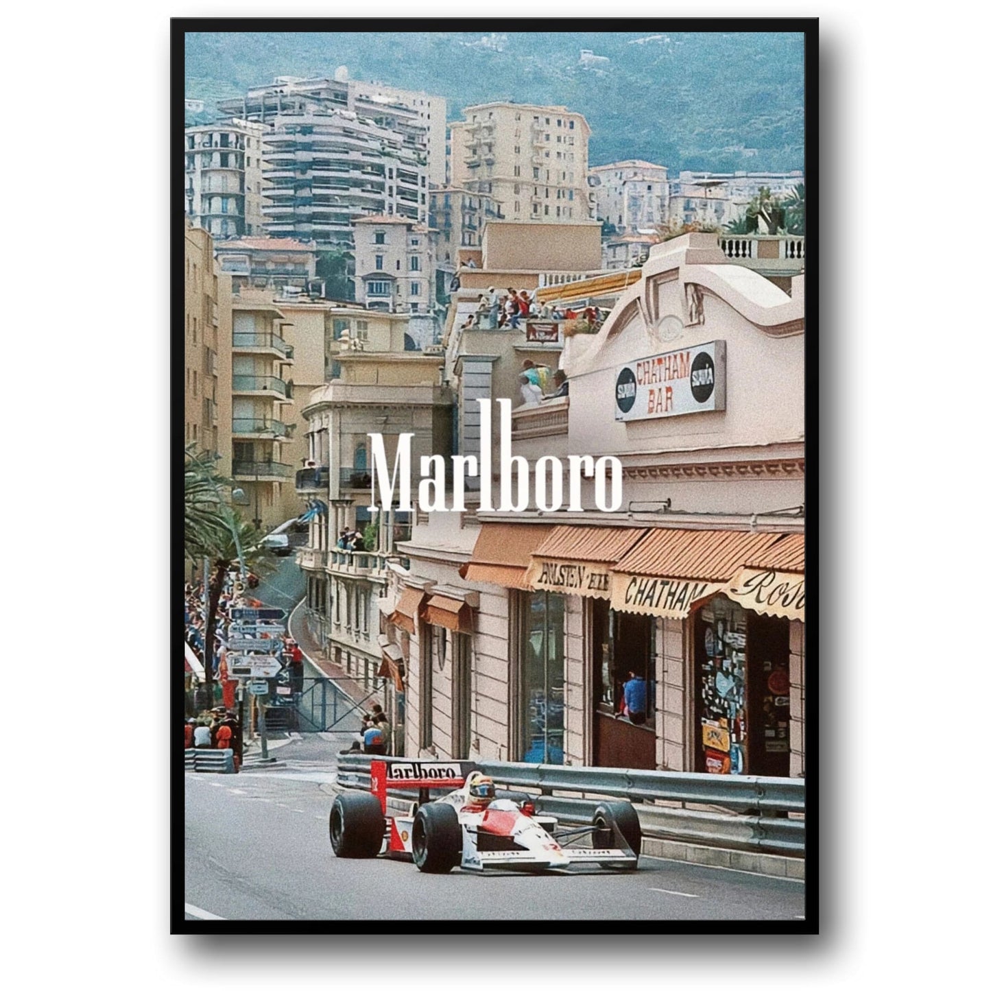 Vintage Monaco F1 | Senna & Prost | McLaren Racing Art