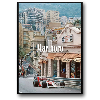 Vintage Monaco F1 | Senna & Prost | McLaren Racing Art
