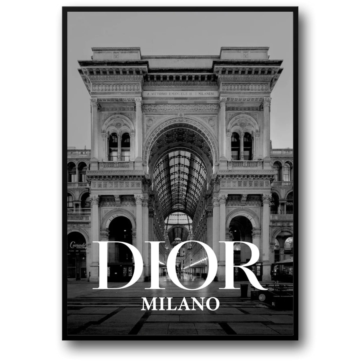 Dior Mailand | Luxuriöse Mode in Italiens Modehauptstadt | Schicke Dior-Poster