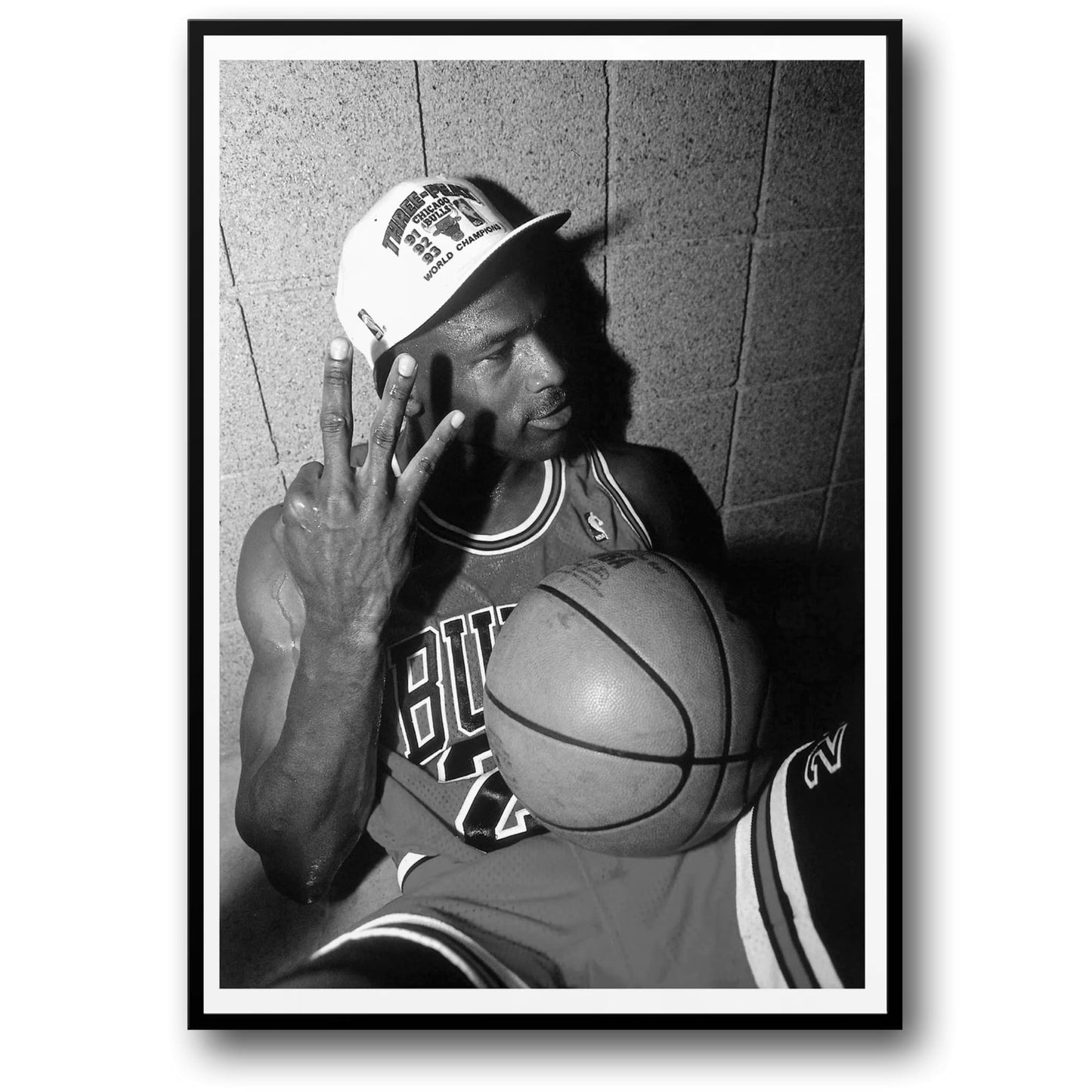 Michael Jordan | Iconische 3 Vingers | Basketbal Legende