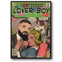 Drake | Zertifizierter Liebhaber im Comic-Stil