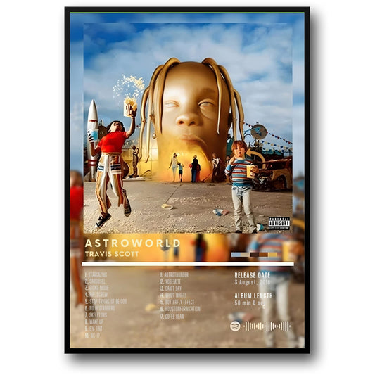 Astroworld | Travis Scott | Hip Hop Album Kunst