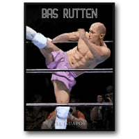Bas Rutten Poster | Kultiger Kick | El Guapo | Pancrase | UFC-Champion