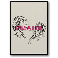 Prada Ästhetik Tiger | Moderne Modekunst