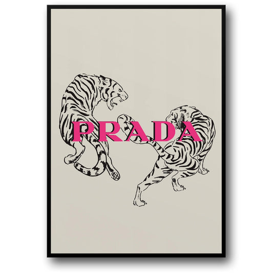 Prada Ästhetik Tiger | Moderne Modekunst