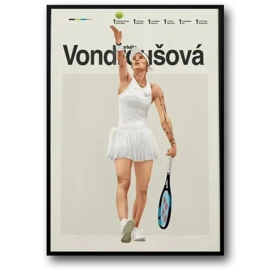Tennislegendes | Moderne Esthetiek | Markta Vondrouov Ontwerp