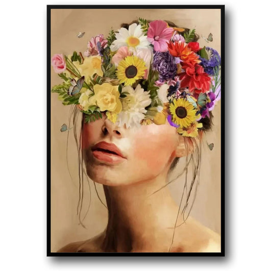 Blüten der Seele | Vintage-Blumenmuster | Erdige Herbsttöne