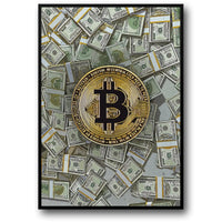 Bitcoin & Bargeld | Kryptowährungskunst