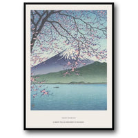 Mount Fuji Frühlingsansicht | Hasui Kawase Ukiyo-e
