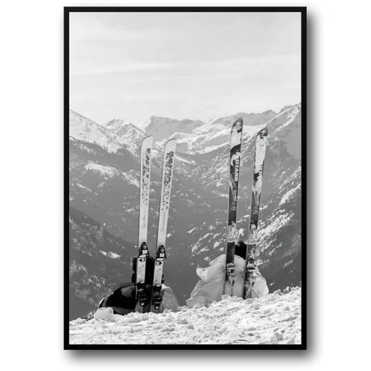 Skimateriaal in de Alpen | Vintage Uitrusting