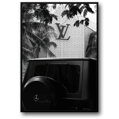 Louis Vuitton Mercedes G500 | Luxus-Modeillustration