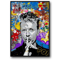 Scarface Mona Lisa | Graffiti-Pop-Art-Poster | Abstrakte Straßenfilm-Wandkunst | Wohndekor