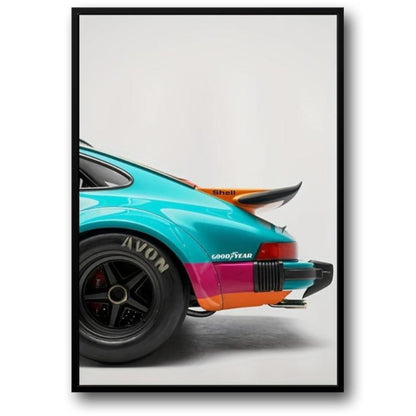 Porsche 911 | Gulf Livery | Vibrant Racing Decor
