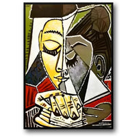 Pablo Picasso | Abstraktes Vintage-Anime
