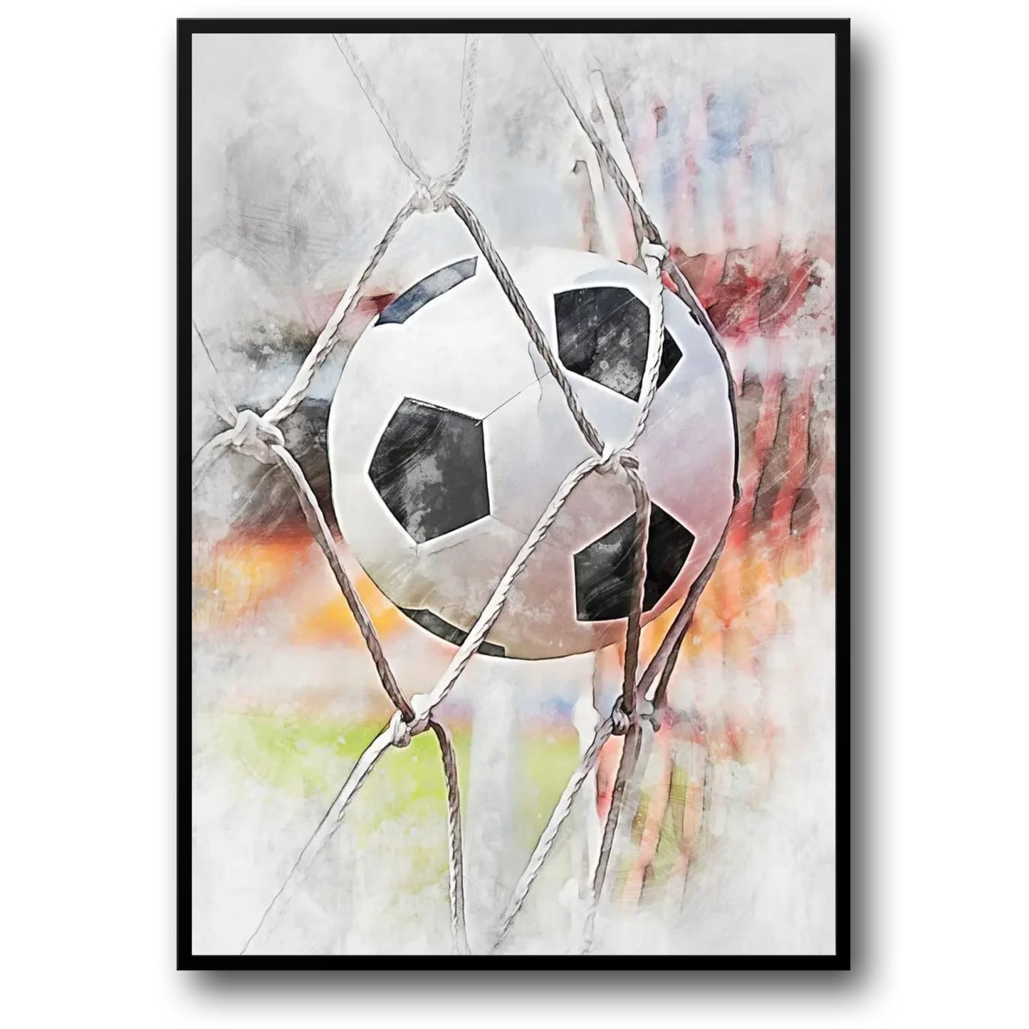 GOAL | Soccer Football Poster | A Tribute to Passion | The Spirit of Sport | Inspirational Wall Art for Home Decor