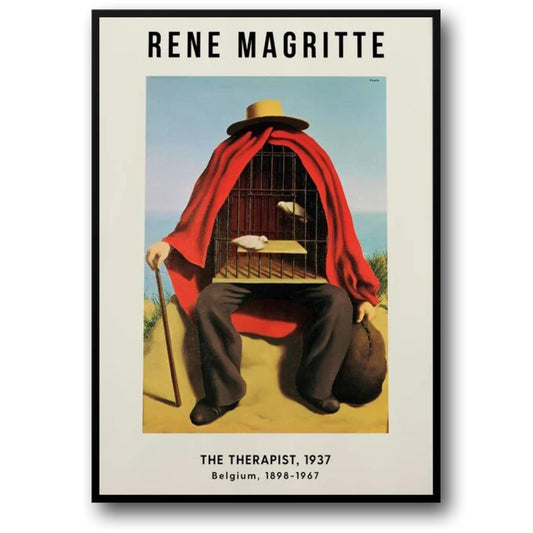 René Magritte | De Therapeut 1937 | Surrealistische Vintage Kunst
